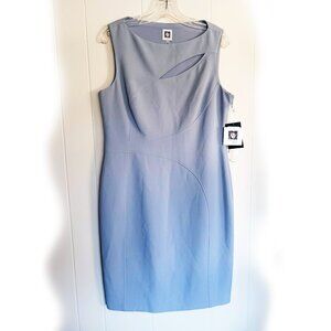 Anne Klein NWT Knit Dress, Periwinkle, Cutout Detail, Size 12